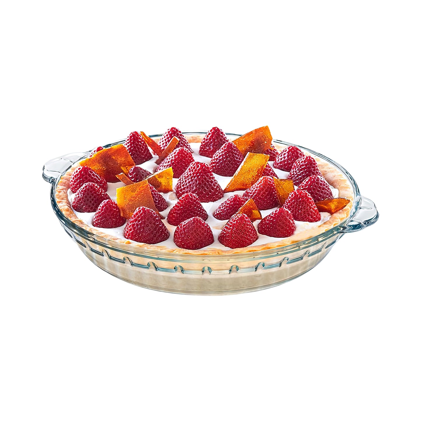GB9RND 9" Round Glass Pie Plate