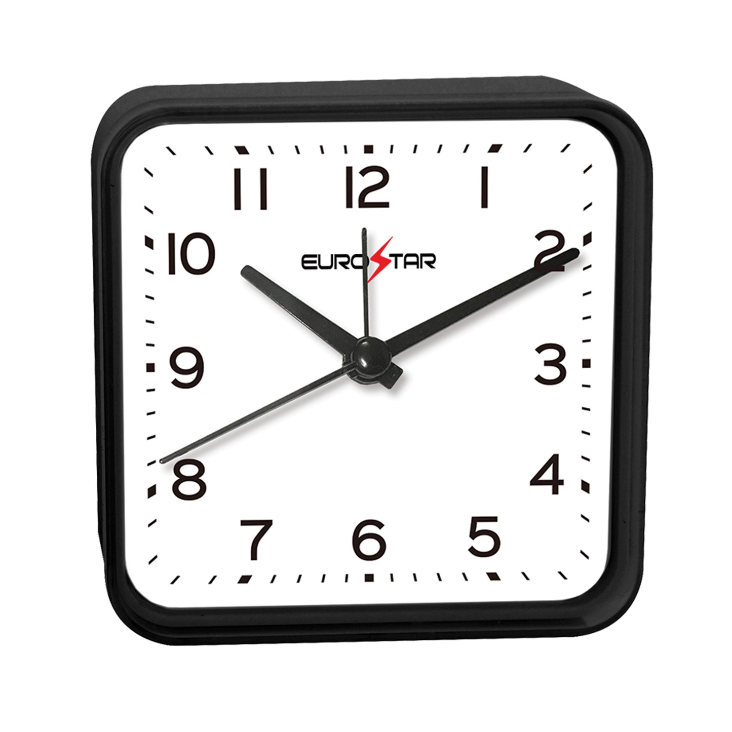 C500 Analog Alarm Clock, Black