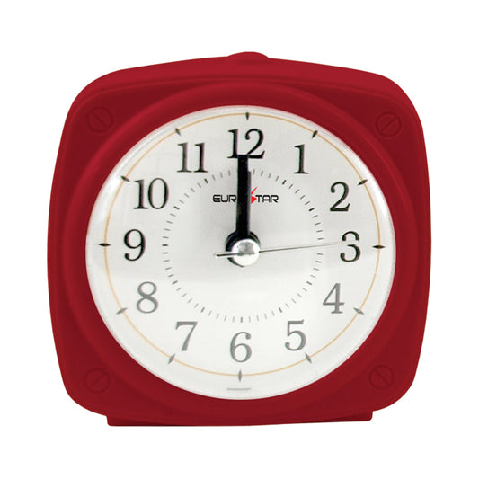 C511L Alarm Clock with Nightlight, Red