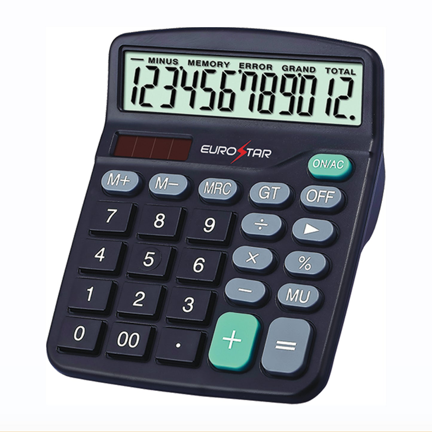 C6120OS 12 Digit Large Display Calculator, Black