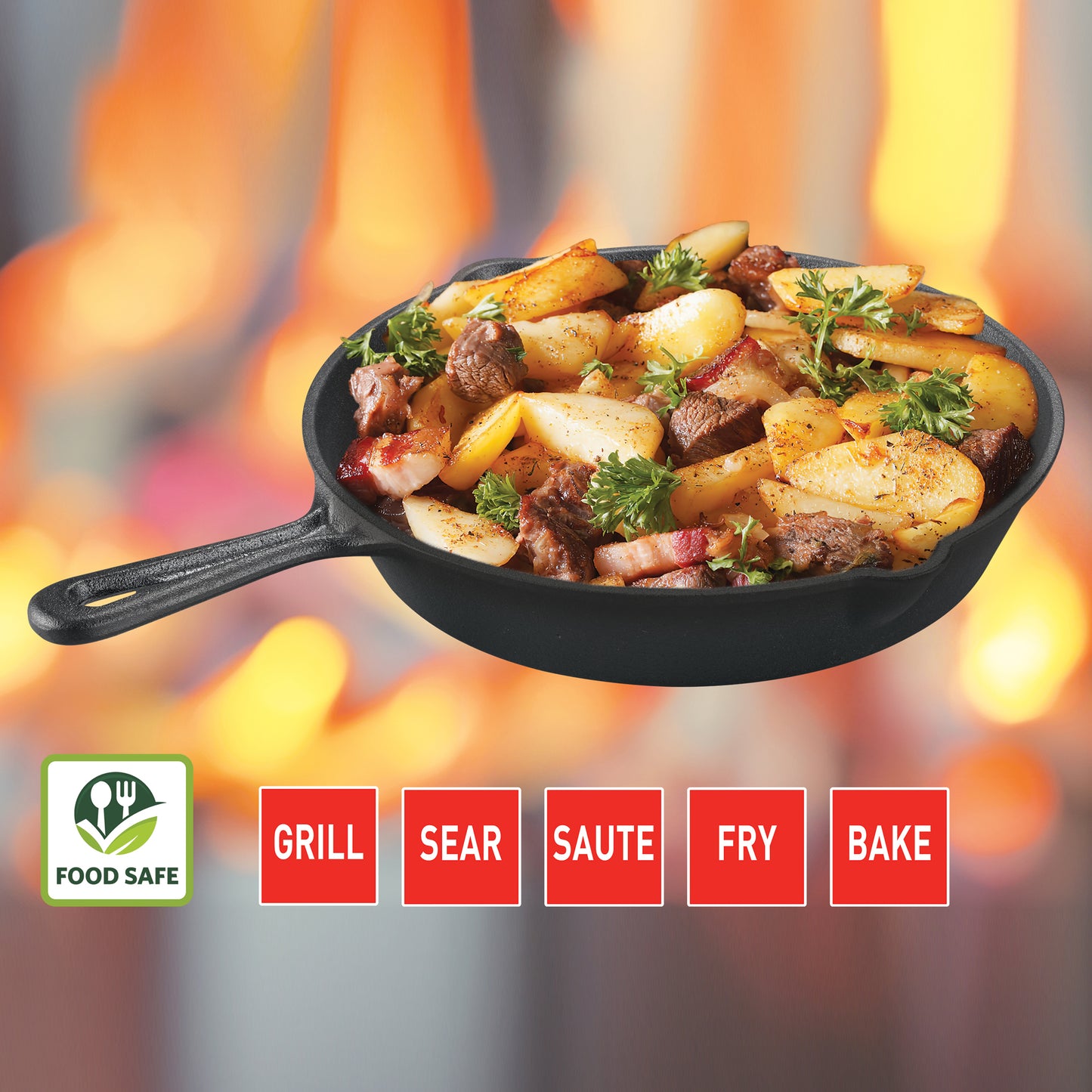 CIR8 8" Cast Iron Skillet