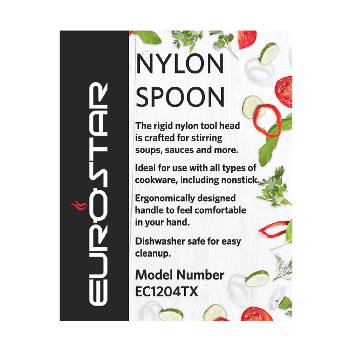 EC1204TX Non-Stick Spoon, Black