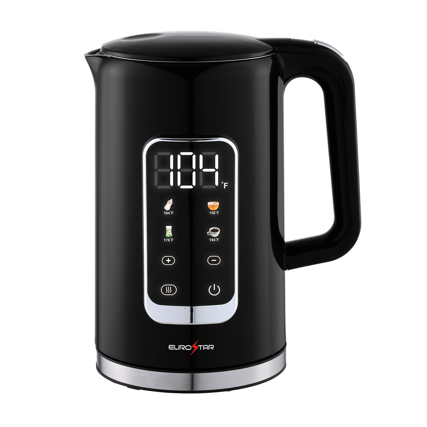 EDK1770BK 1.7L Digital Electric Kettle, Black