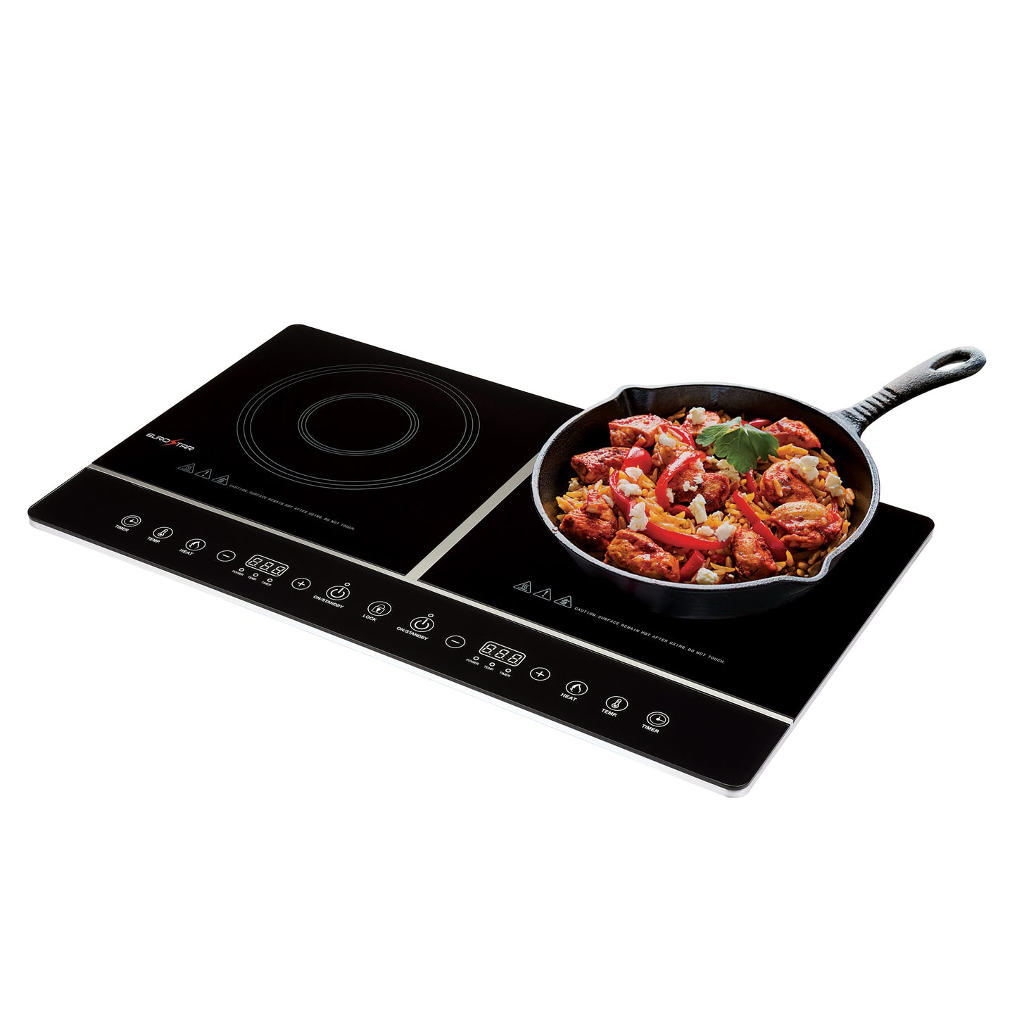 EIC400BK Double Induction Cooktop