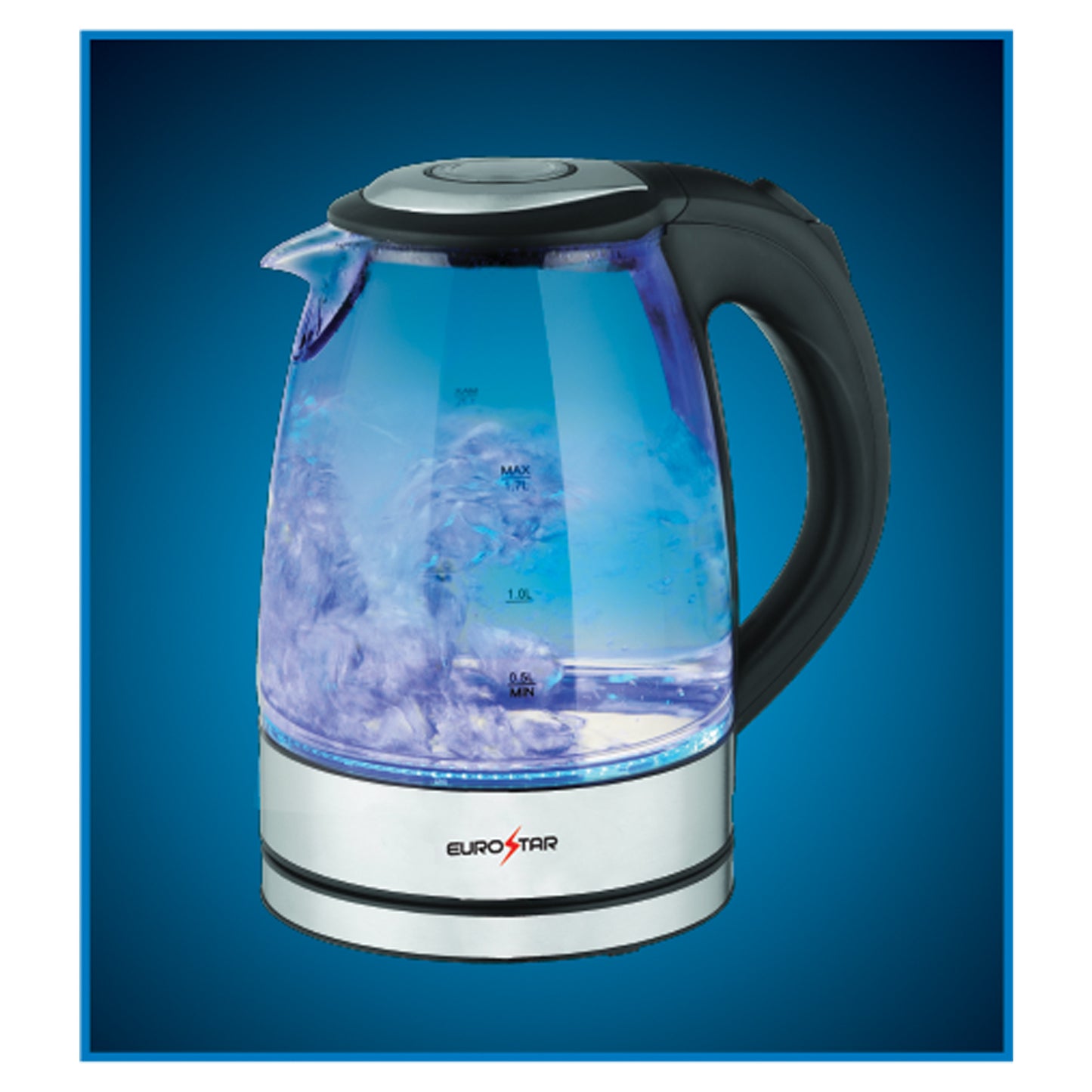 EKG17BK 1.7L Glass Kettle, Black