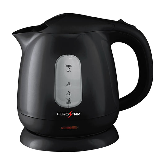 EKP100BK 1.0L Plastic Electric Kettle, Black