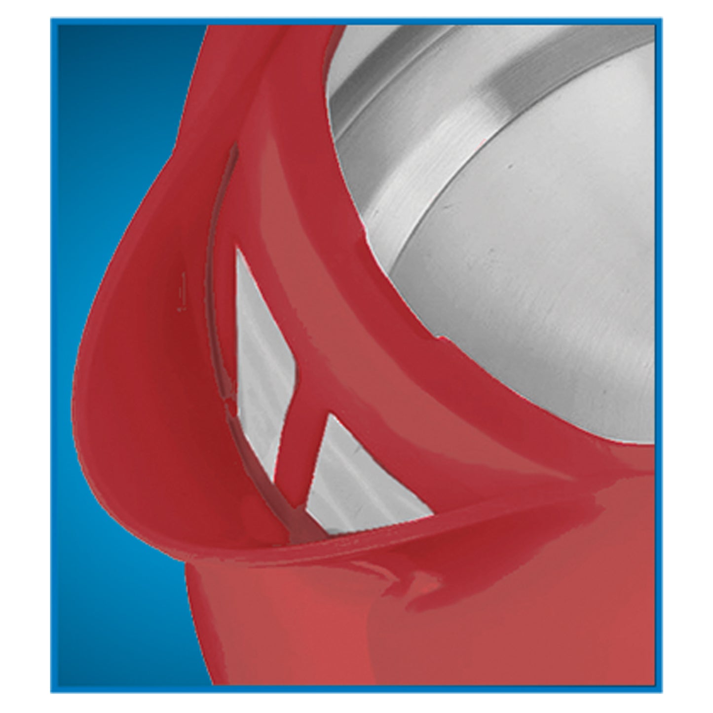 EKP101RD 1.0L Plastic Electric Kettle, Red