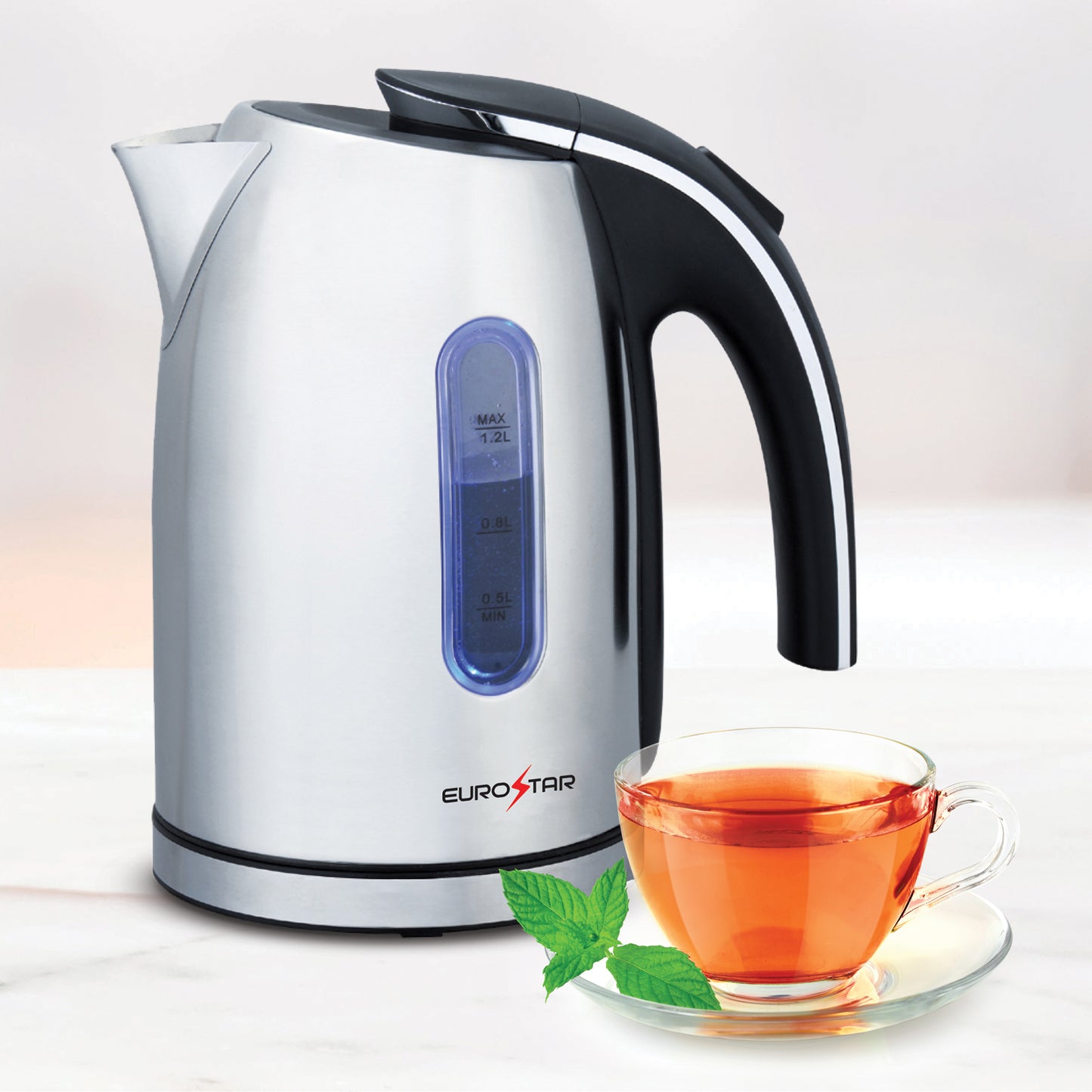 EKS12SS 1.2L Electric Kettle, Silver