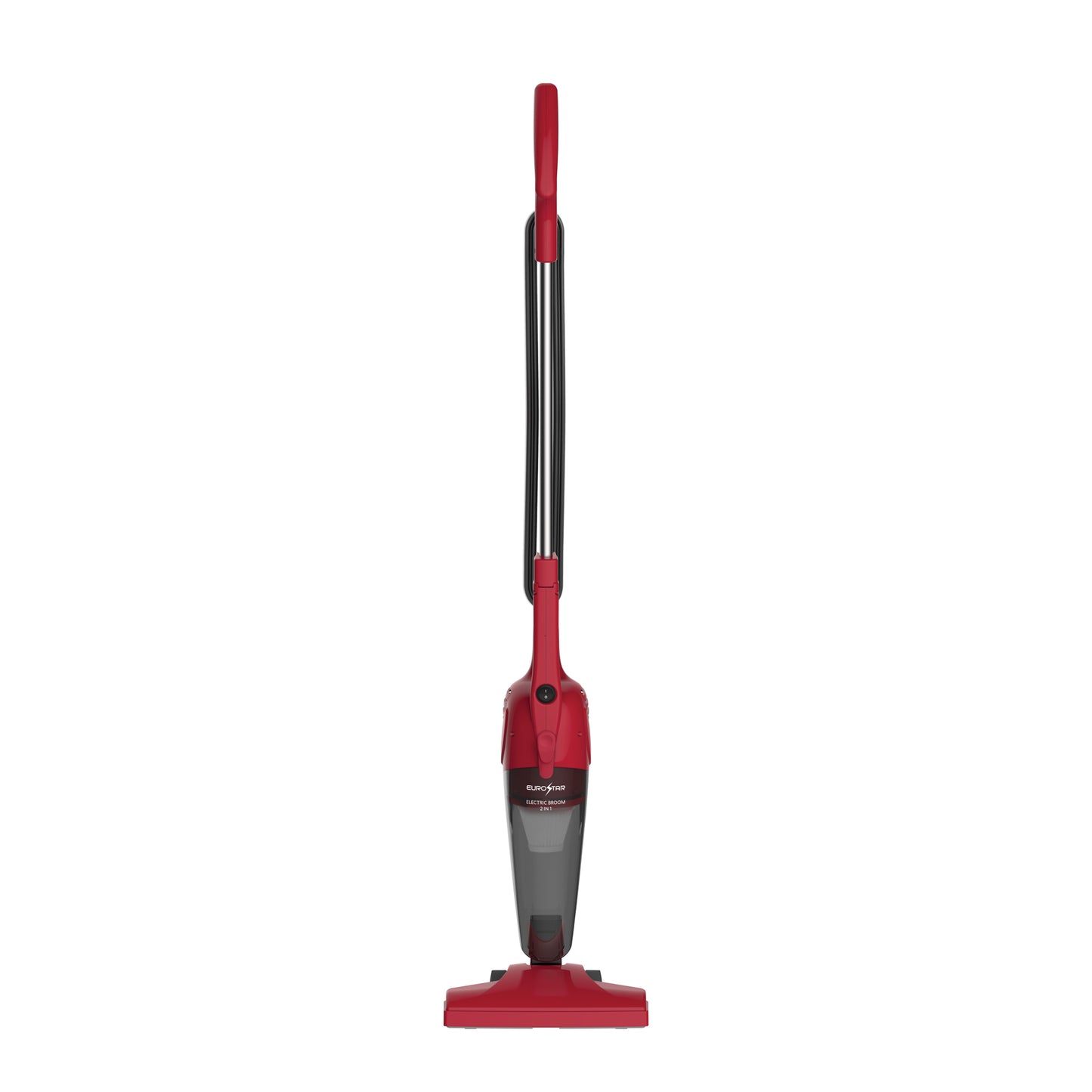 EV2031 2-in-1 Lightweight Bagless Vacuum & Electric Broom, Red