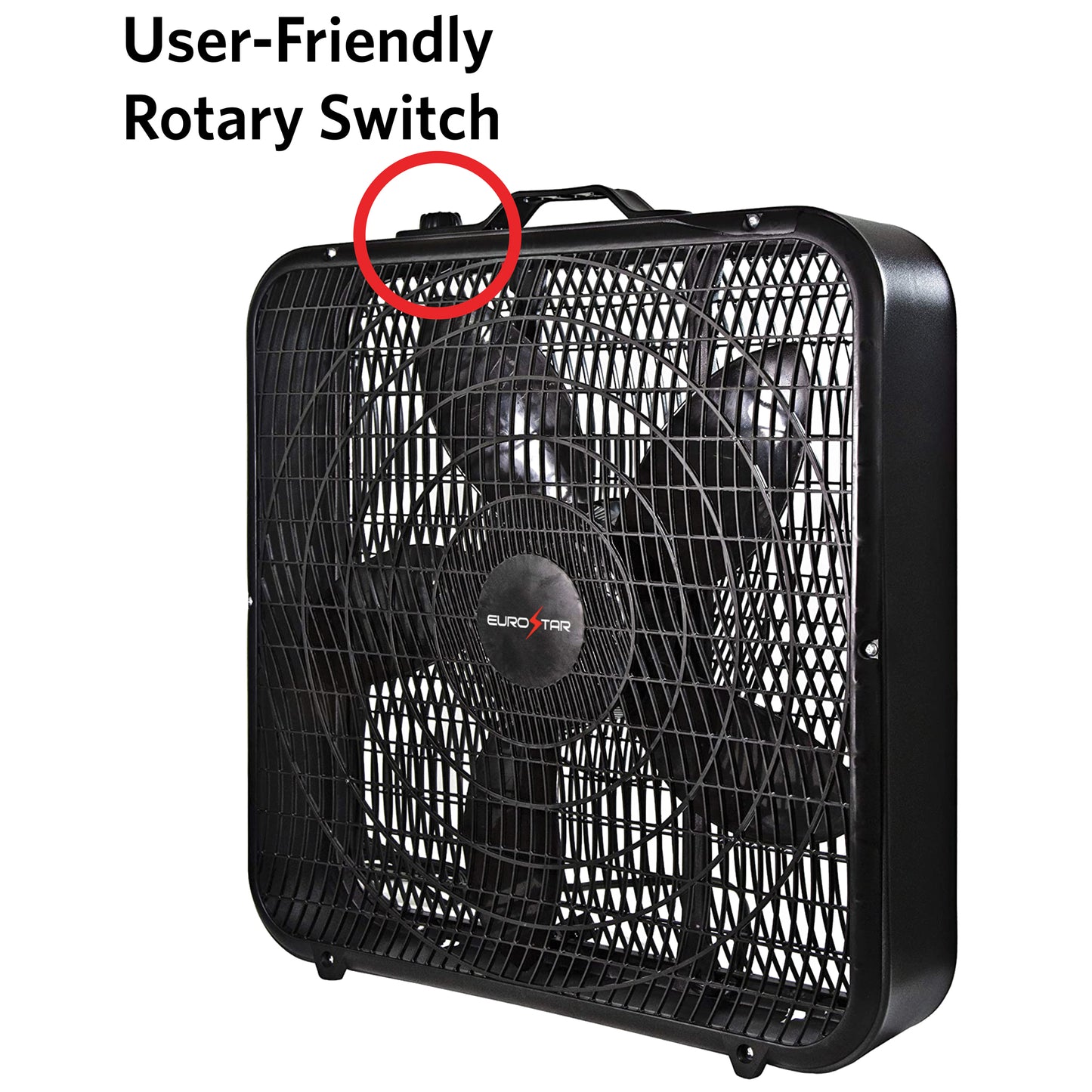 FBF22BK 20" Box Fan, Black
