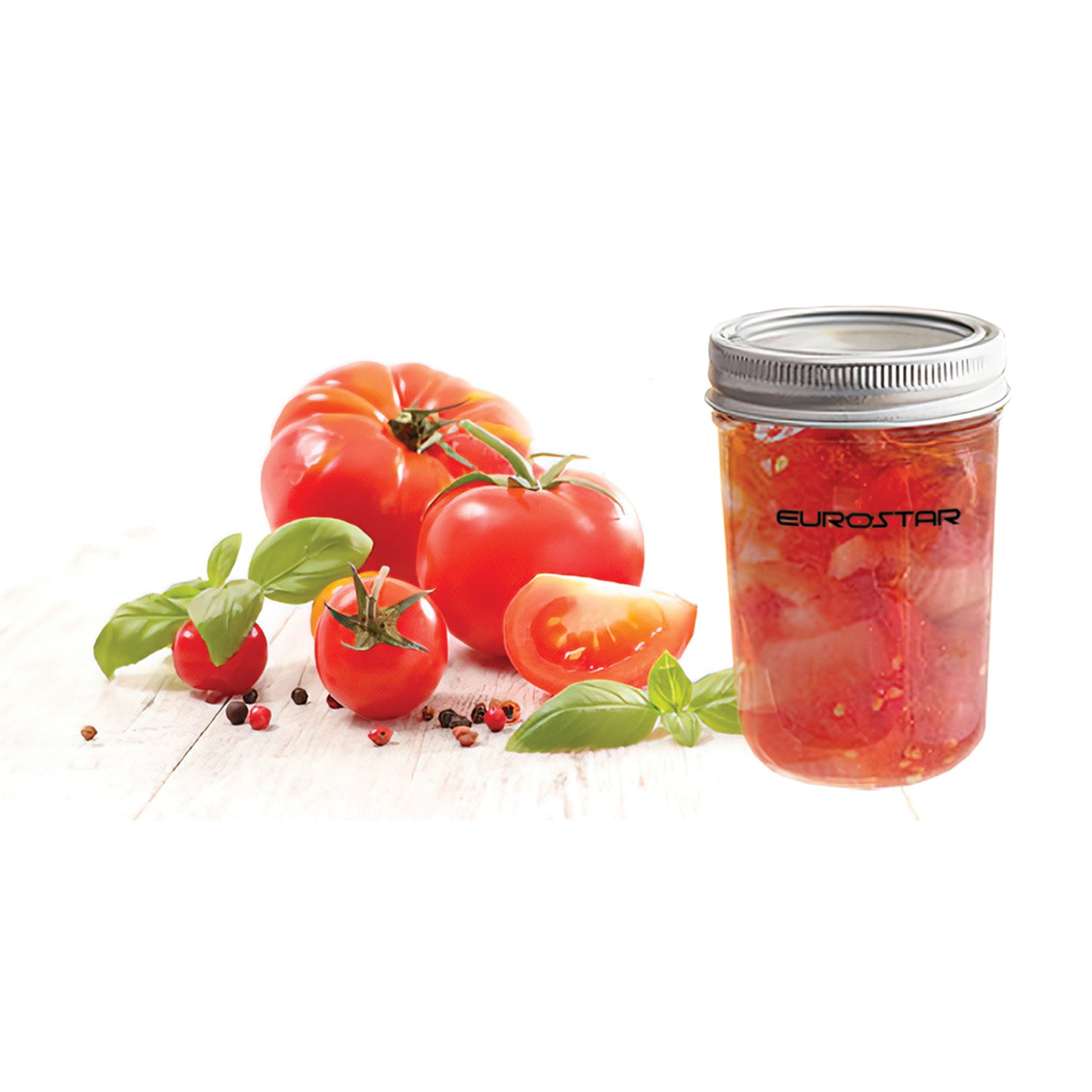 GMJ8RM 8oz Regular Mouth Mason Jars, 12-Pack