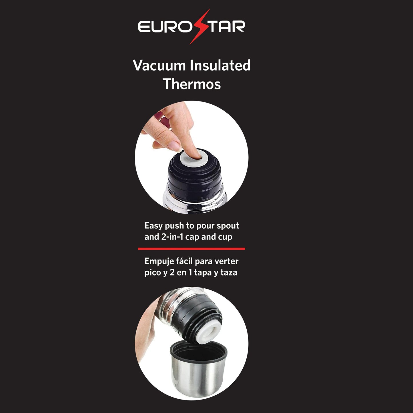 T350 350mL Vacuum Insulated Thermos, Stainless Steel
