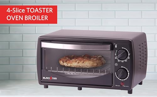 TO900B 4-Slice Toaster Oven Broiler, Black