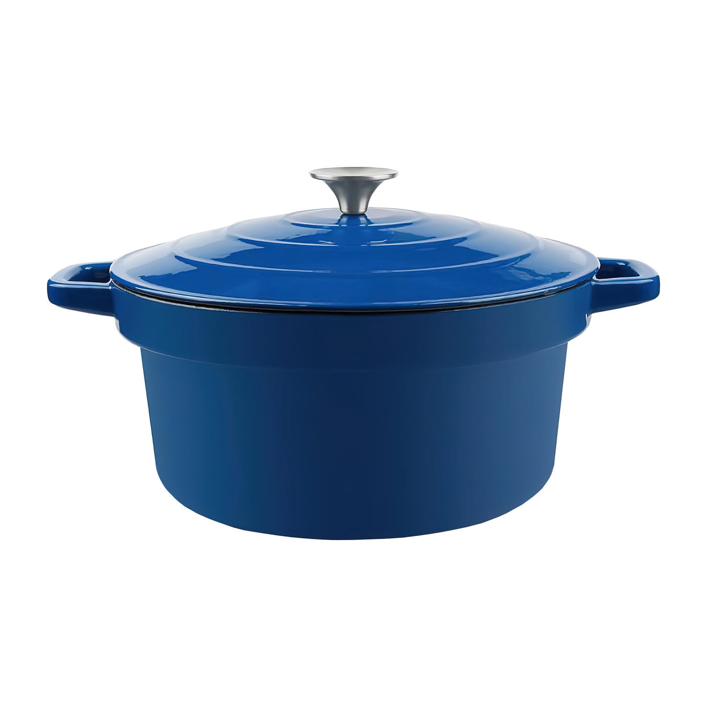EC6DTL Enameled Cast Iron Dutch Oven Pot with Lids, Blue