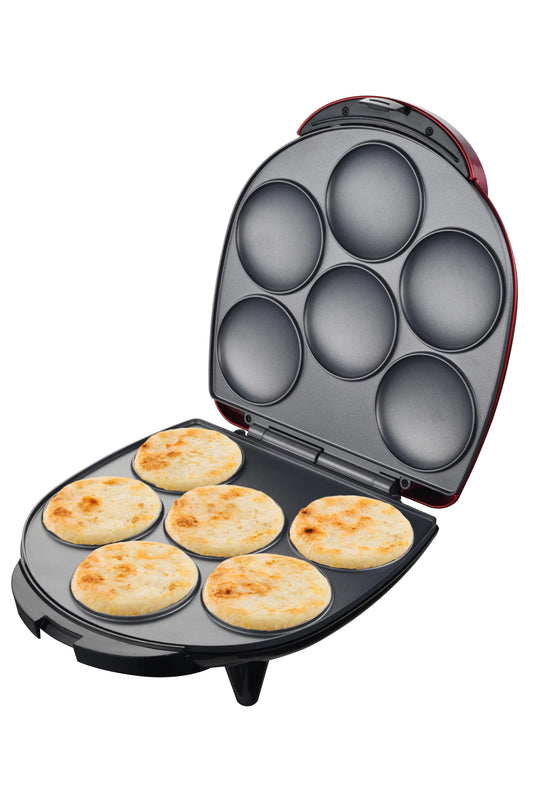 AR601R 6-Serving Arepa Maker, Red