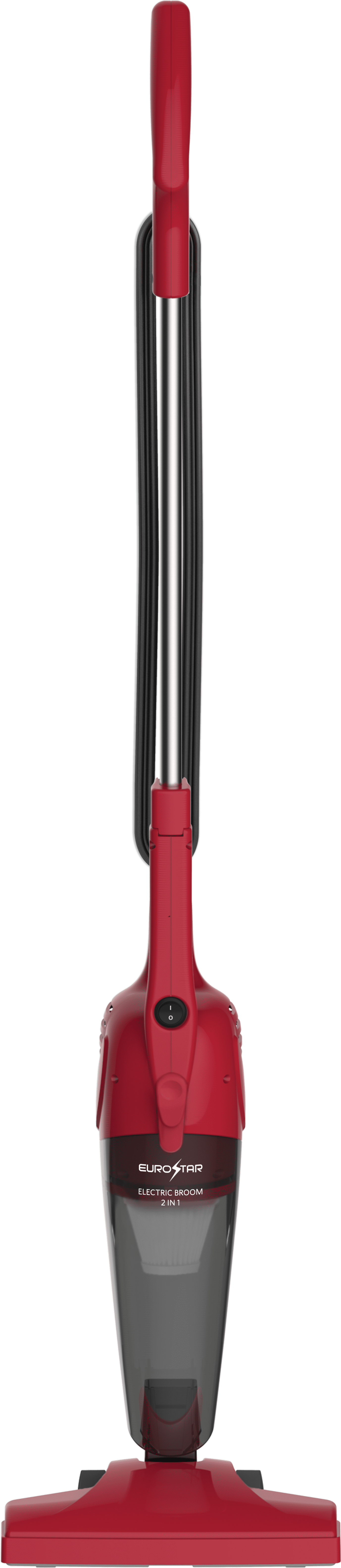 EV2031 2-in-1 Lightweight Bagless Vacuum & Electric Broom, Red