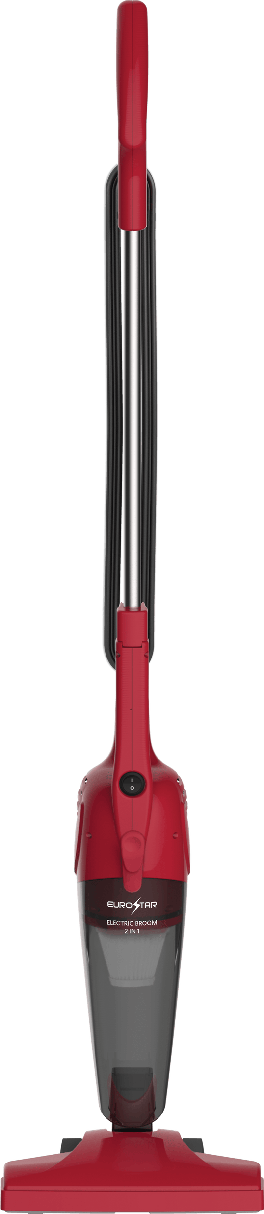 EV2031 2-in-1 Lightweight Bagless Vacuum & Electric Broom, Red