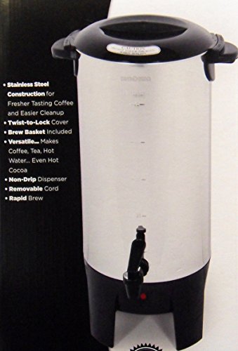 ES50 10 to 50 Cup Coffee Maker, Steel