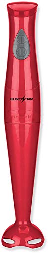 EH401R 2-Speed Immersion Hand Blender with Detachable Shaft, Red