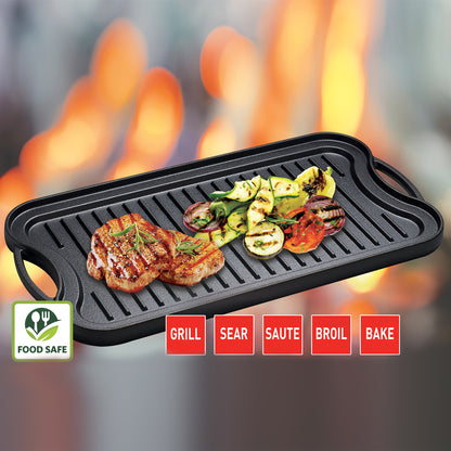 CIG20 Reversible Cast Iron Grill/Griddle