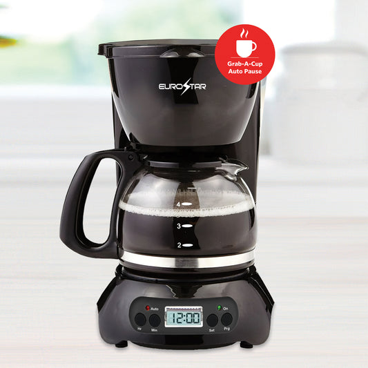 CM720BT 4-Cup Programmable Coffeemaker, Black
