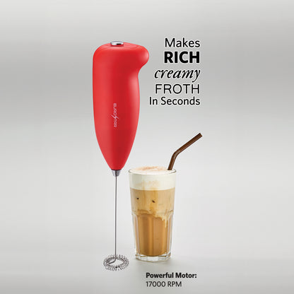 DM101R Milk Frother, Red