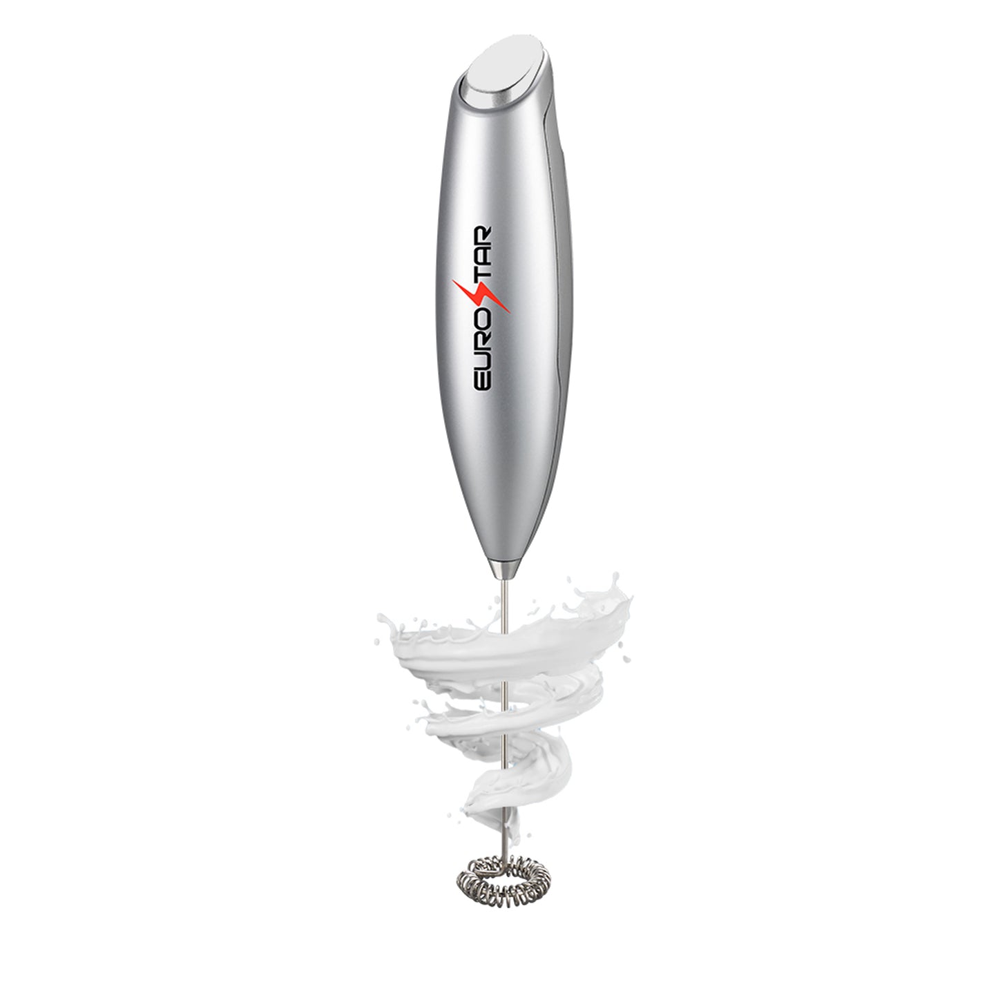 DM116S Milk Frother, Metallic Silver