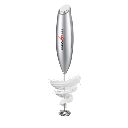 DM116S Milk Frother, Metallic Silver