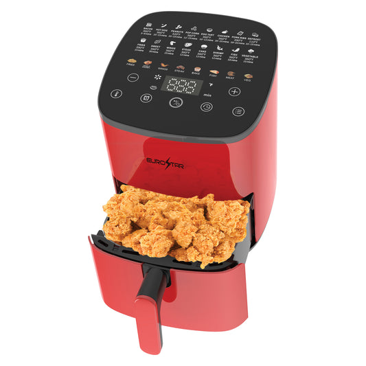 EAF481R 5 Quart Digital Air Fryer, Red