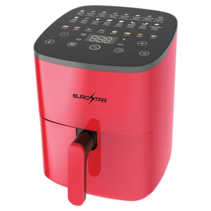 EAF481R 5 Quart Digital Air Fryer, Red