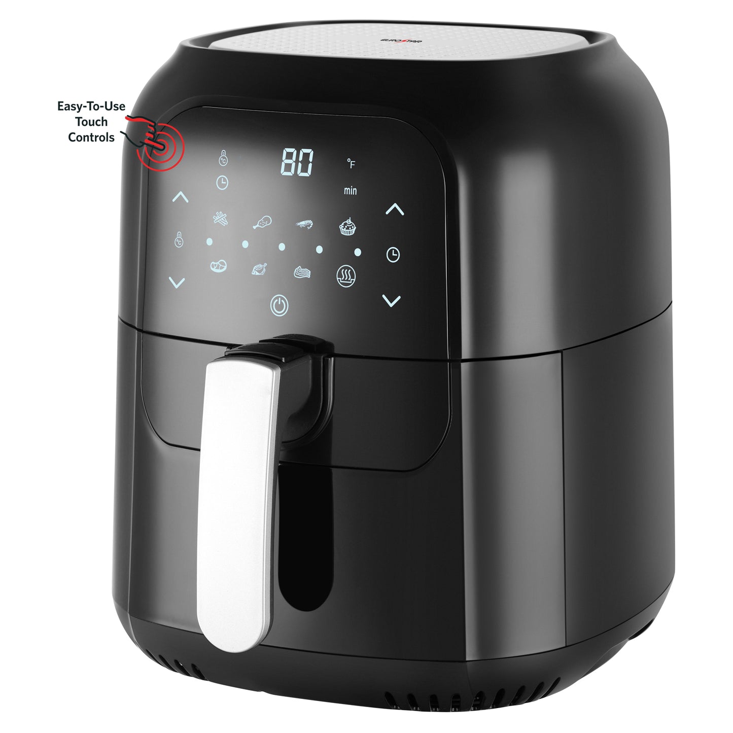 EAF600B 1400W Digital 5.8 Quart Air Fryer