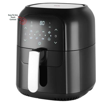 EAF600B 1400W Digital 5.8 Quart Air Fryer
