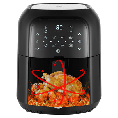 EAF600B 1400W Digital 5.8 Quart Air Fryer