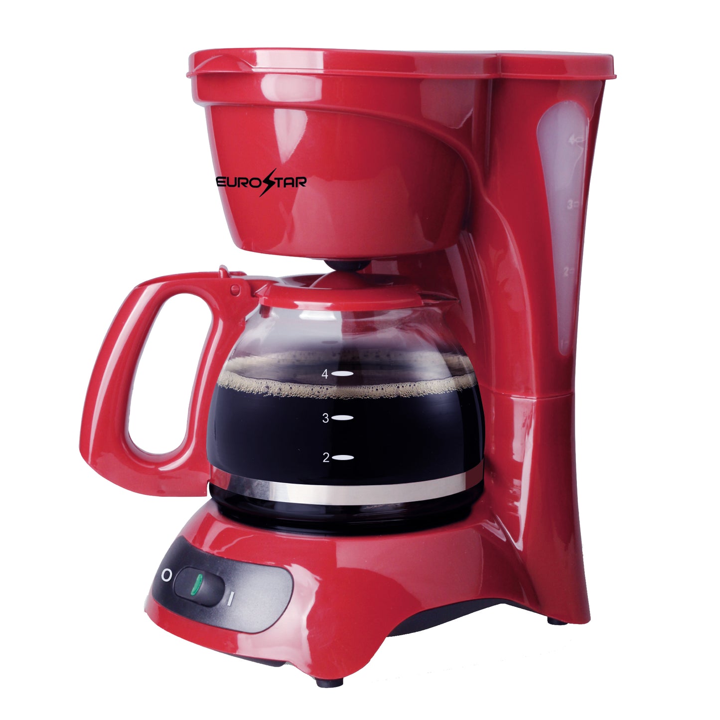 ECM621R 4-Cup Coffeemaker, Red