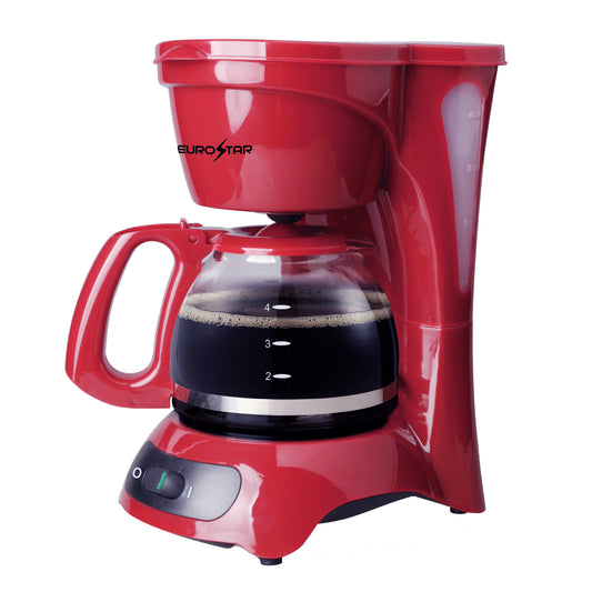 ECM621R 4-Cup Coffeemaker, Red
