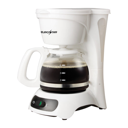 ECM622W 4-Cup Coffeemaker, White