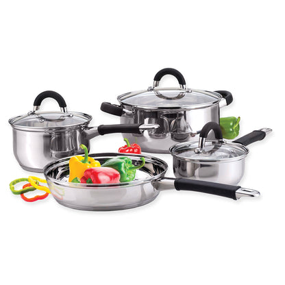 ECX02227 7 Piece Stainless Steel Cookware Set