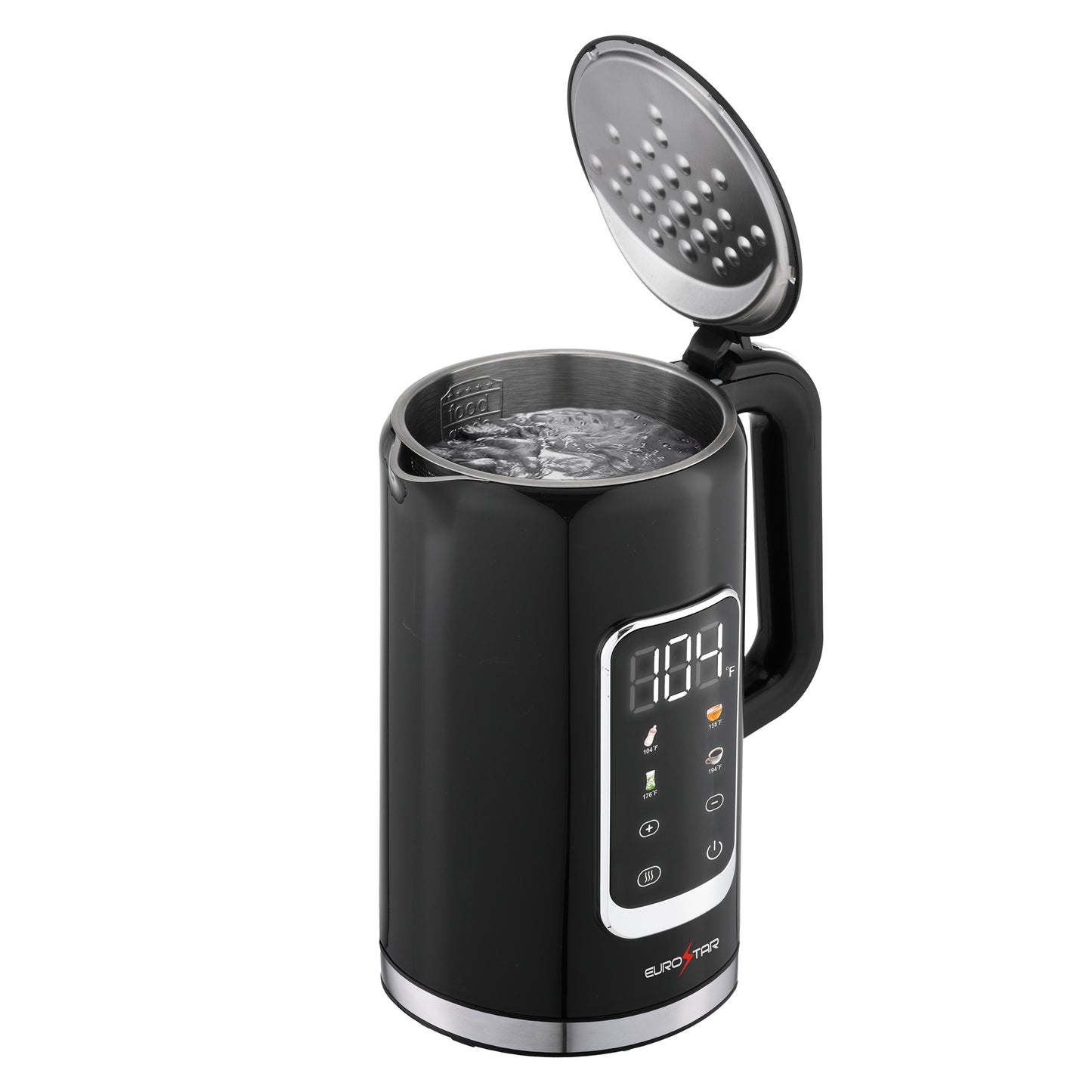 EDK1770BK 1.7L Digital Electric Kettle, Black