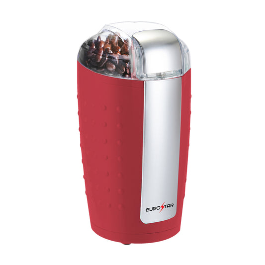 EG201R 3oz Electric Coffee Grinder with Stainless Steel Blades, Red