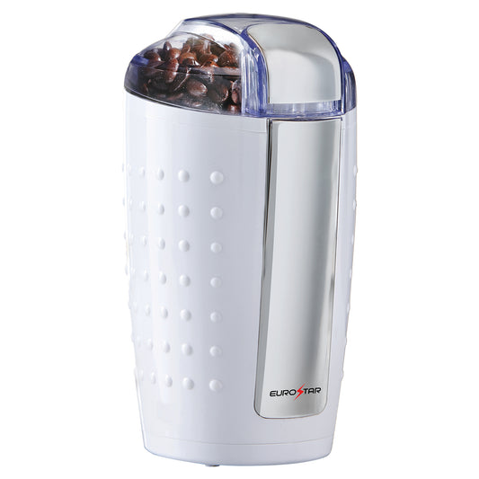 EG202W 3oz Electric Coffee Grinder with Stainless Steel Blades, White
