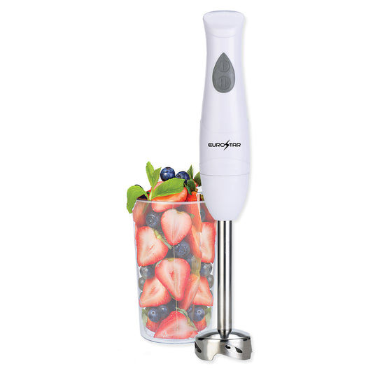 EH442W 2-Speed Hand Blender with Stainless Steel Detachable Shaft, White