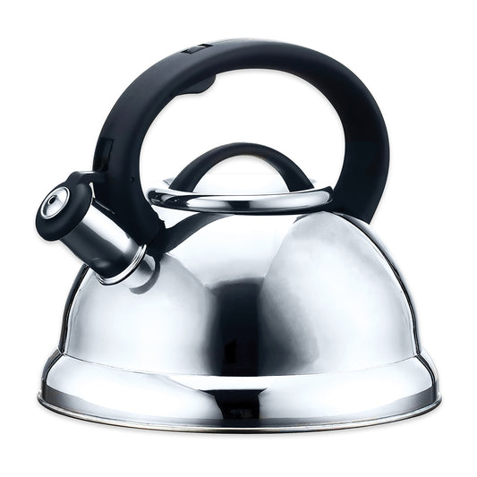 EK40 2.8L Stainless Steel Whistling Kettle, Silver