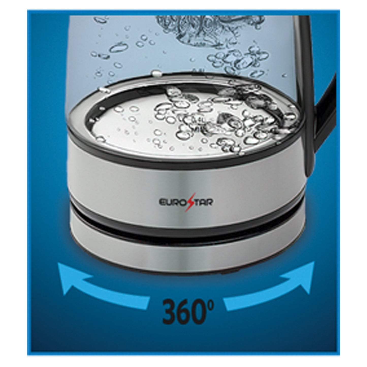 EKG120BK 1.2L Glass Kettle, Black
