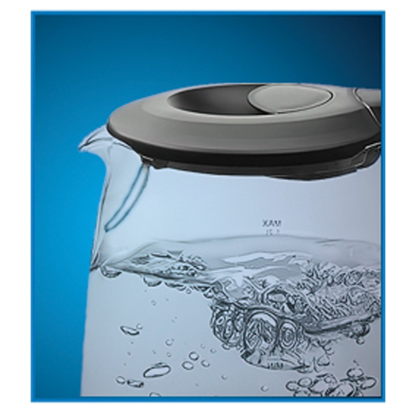 EKG120BK 1.2L Glass Kettle, Black