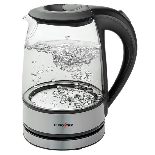 EKG120BK 1.2L Glass Kettle, Black