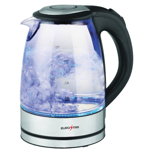 EKG17BK 1.7L Glass Kettle, Black