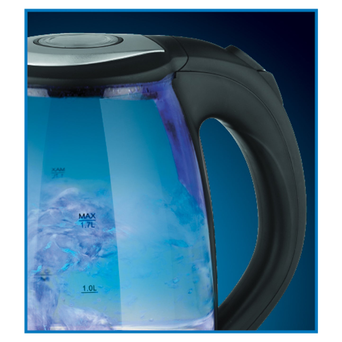 EKG17BK 1.7L Glass Kettle, Black
