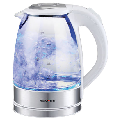 EKG17WH 1.7L Glass Kettle, White