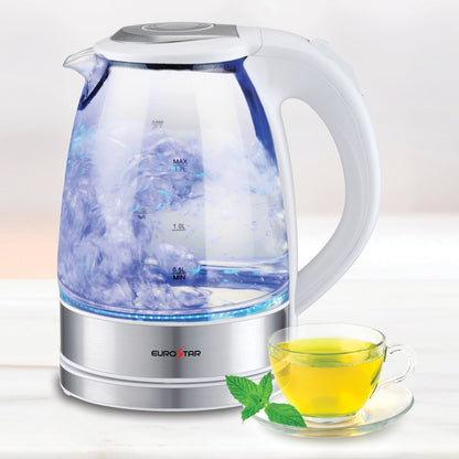 EKG17WH 1.7L Glass Kettle, White
