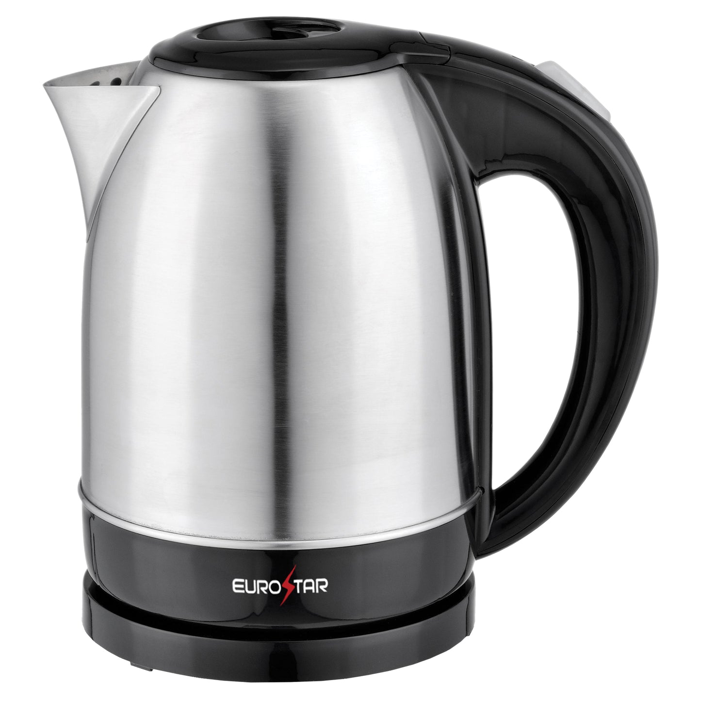 EKS170SS 1.7L Stainless Steel Electric Kettle, Black